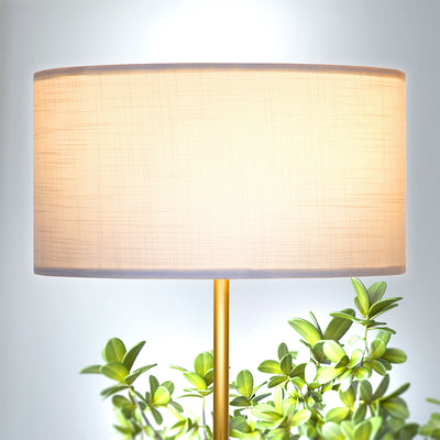 Brightech Quinn Modern Floor Lamp with LED Light, Antique Brass (Open Box)