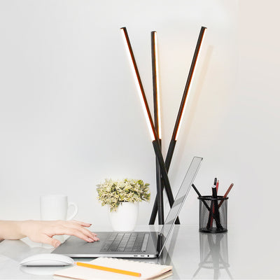 Brightech Stix Modern Home 60" Tall Standing LED Light Tripod Floor Lamp, Black