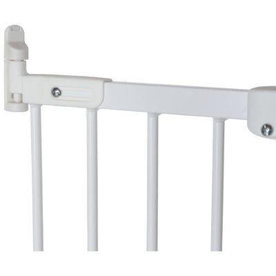 BabyDan FlexiFit Metal Adjustable 42" Wall Mounted Baby Safety Gate (2 Pack)