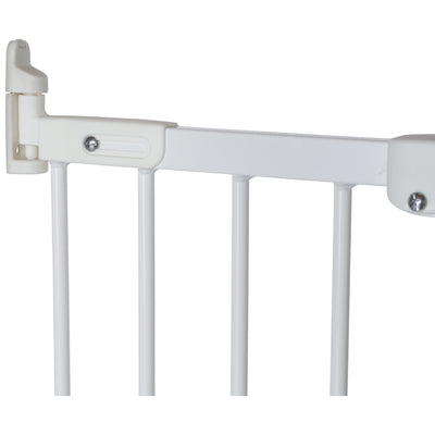 BabyDan FlexiFit Metal Adjustable 42" Wall Mounted Baby Safety Gate (2 Pack)