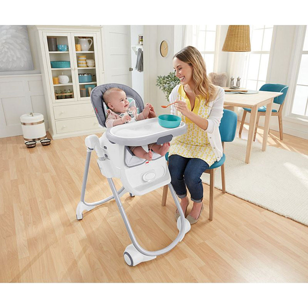 Fisher Price FLH18 4 in 1 Convertible Dishwasher Safe Total Clean High Chair