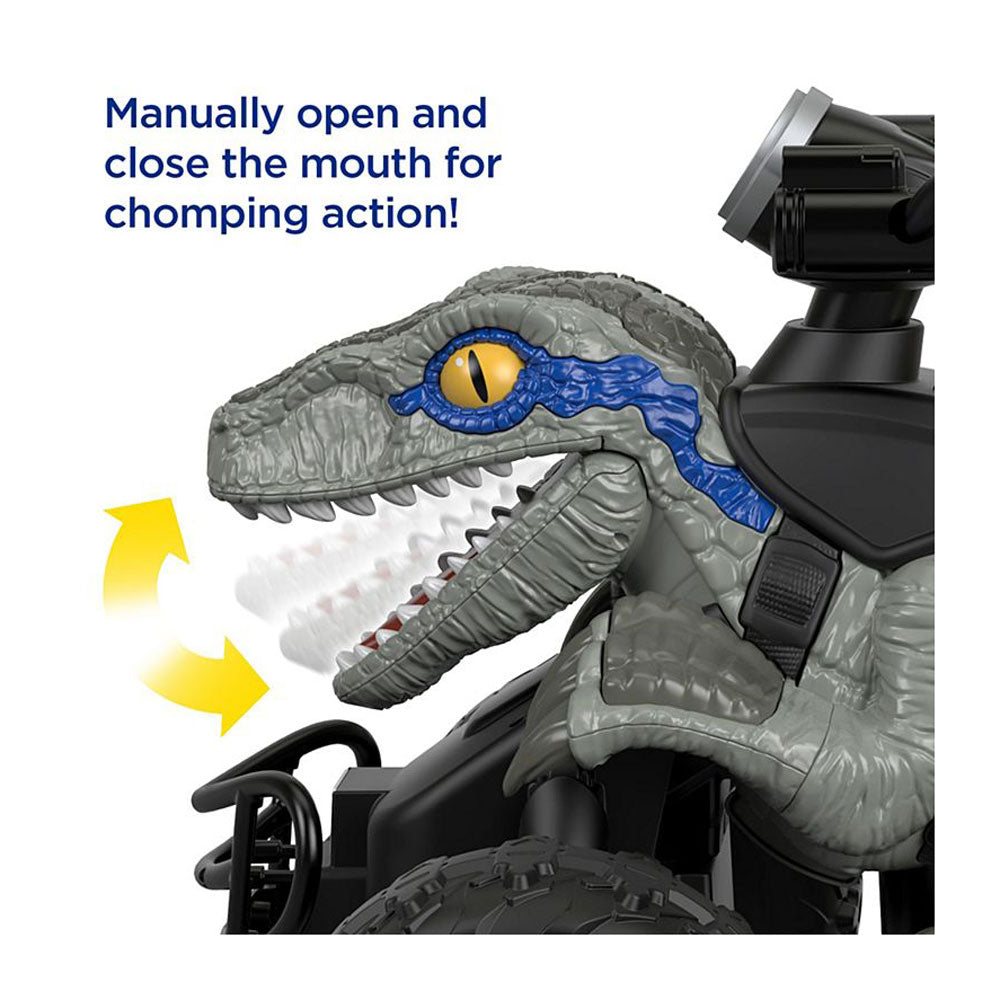 Power Wheels Jurassic World Blue Raptor Ride-On + Replacement Battery (2 pack) - VMInnovations