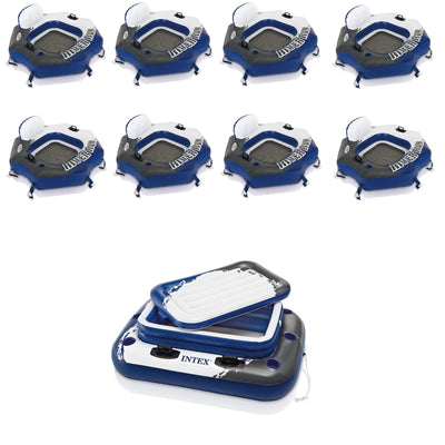Intex Inflatable River Run Float (8 Pack) & Intex Inflatable Mega Chill Cooler