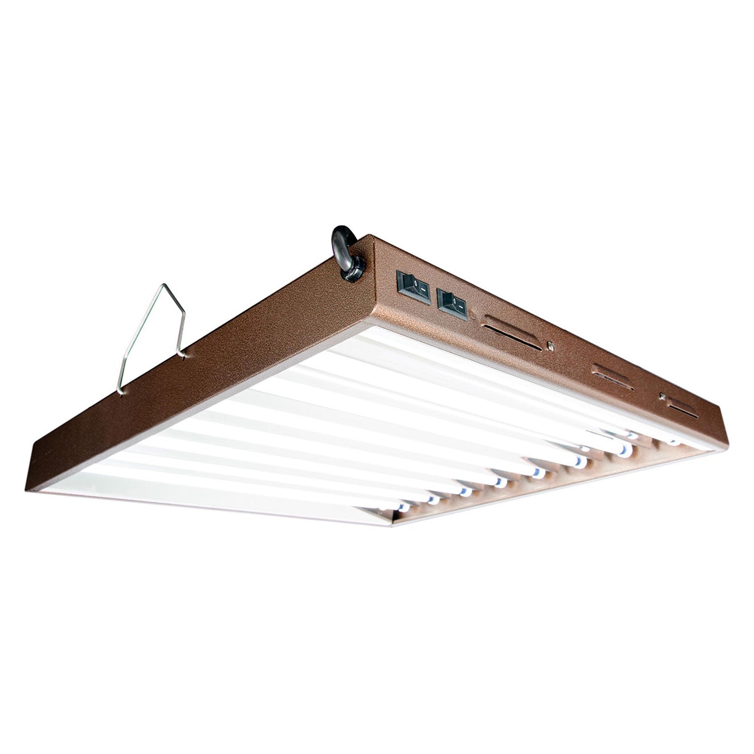 Agrobrite Designer T5 192W 2' 8-Tube Fluorescent Light Fixture w/ Bulbs (Used)