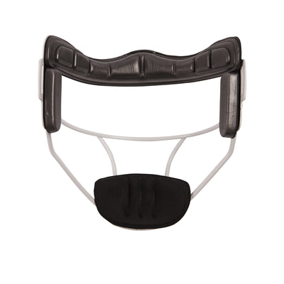 Champion Sports Adjustable Adult Softball Fielder's Face Mask, White (Open Box)