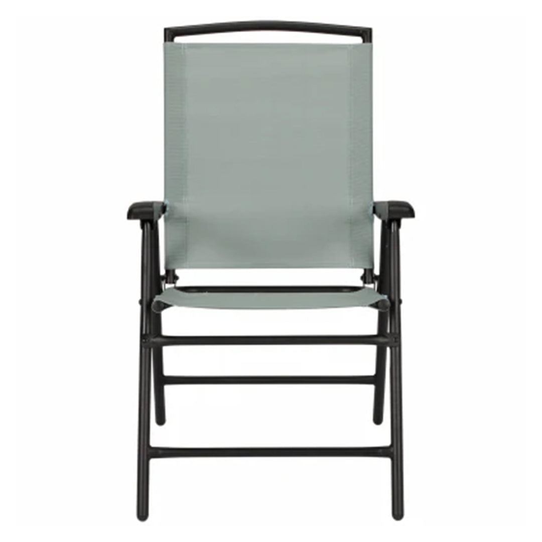 Four Seasons Courtyard Sunny Isles Outdoor Steel Folding Chair, Green (4 Pack)