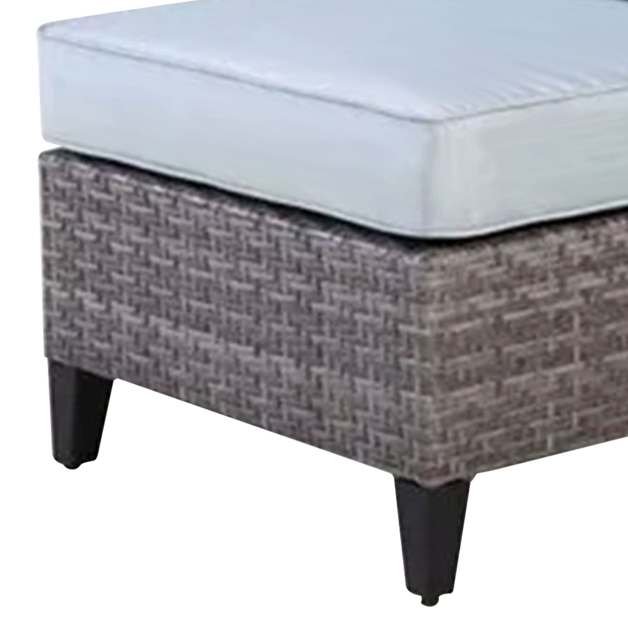 Four Seasons Courtyard Brisbane Aluminum Cushioned Chair, Light Gray (Open Box) - VMInnovations