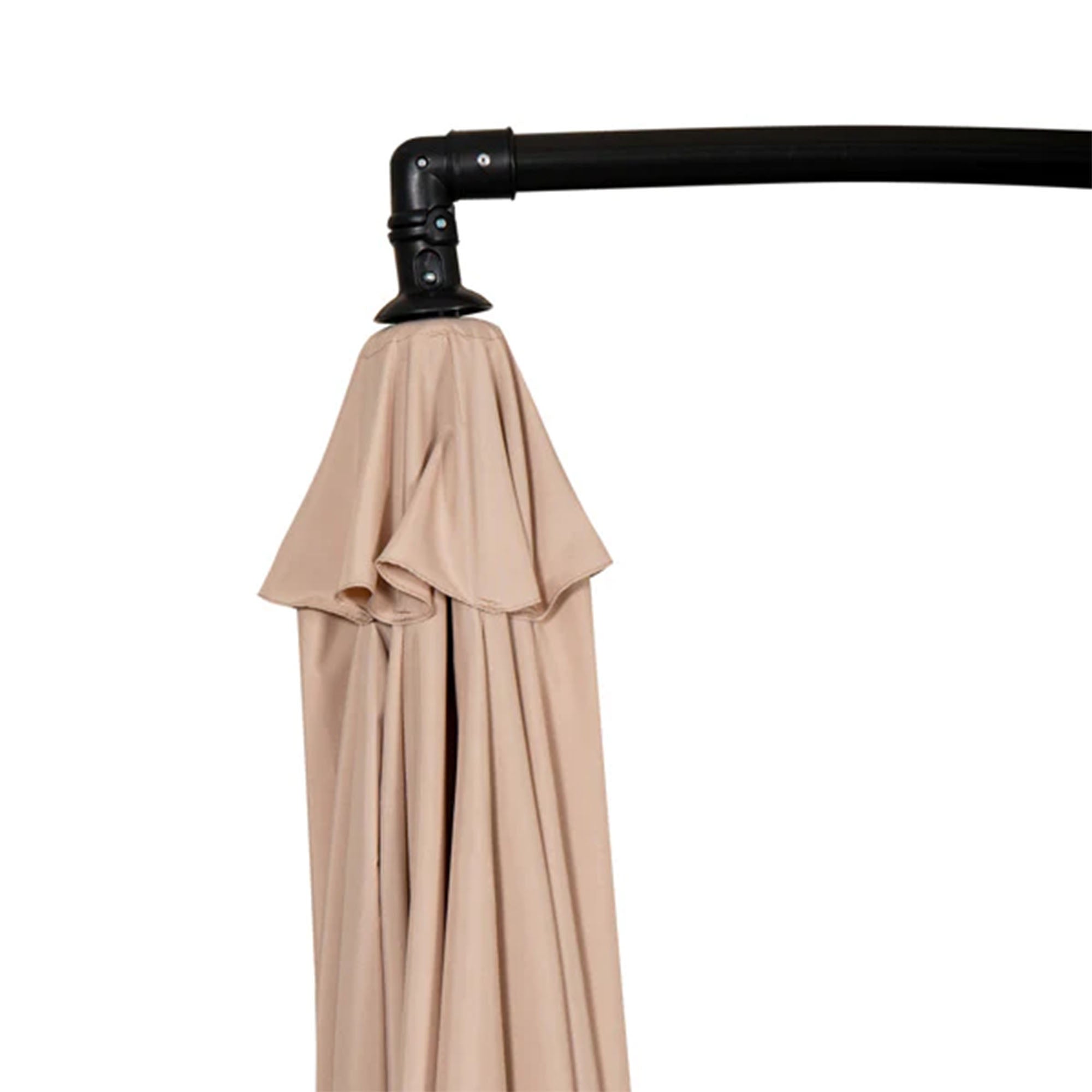 Four Seasons Courtyard 11.5ft Octagonal Shaped Offset Patio Umbrella,Beige(Used) - VMInnovations