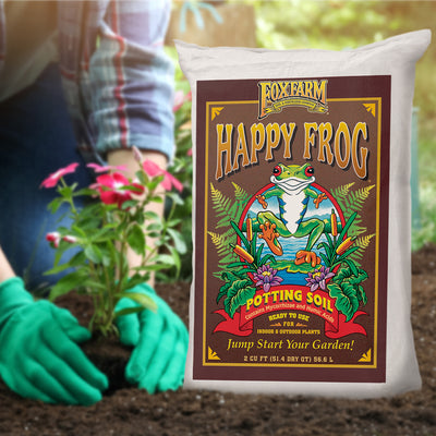 Foxfarm FX14047 Happy Frog Ph Adjusted Garden Potting Soil Mix, 2 Cubic Feet (For Parts)