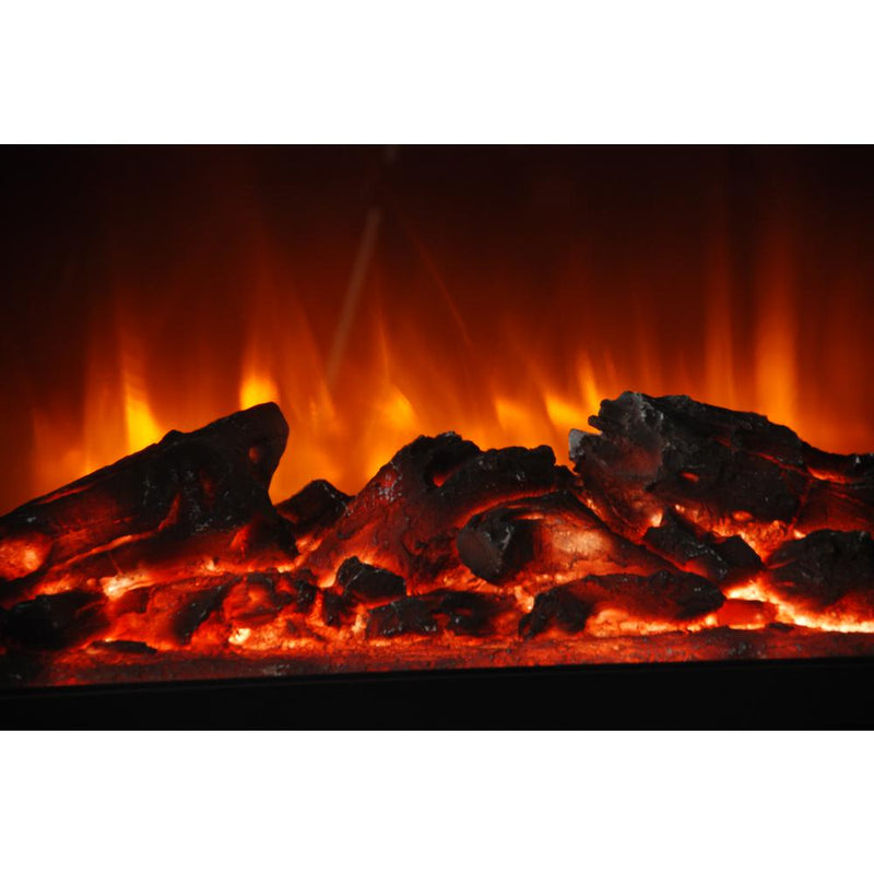 LifeSmart 1500 Electric Infrared Quartz Fireplace Heater, Indoor Use (Open Box)