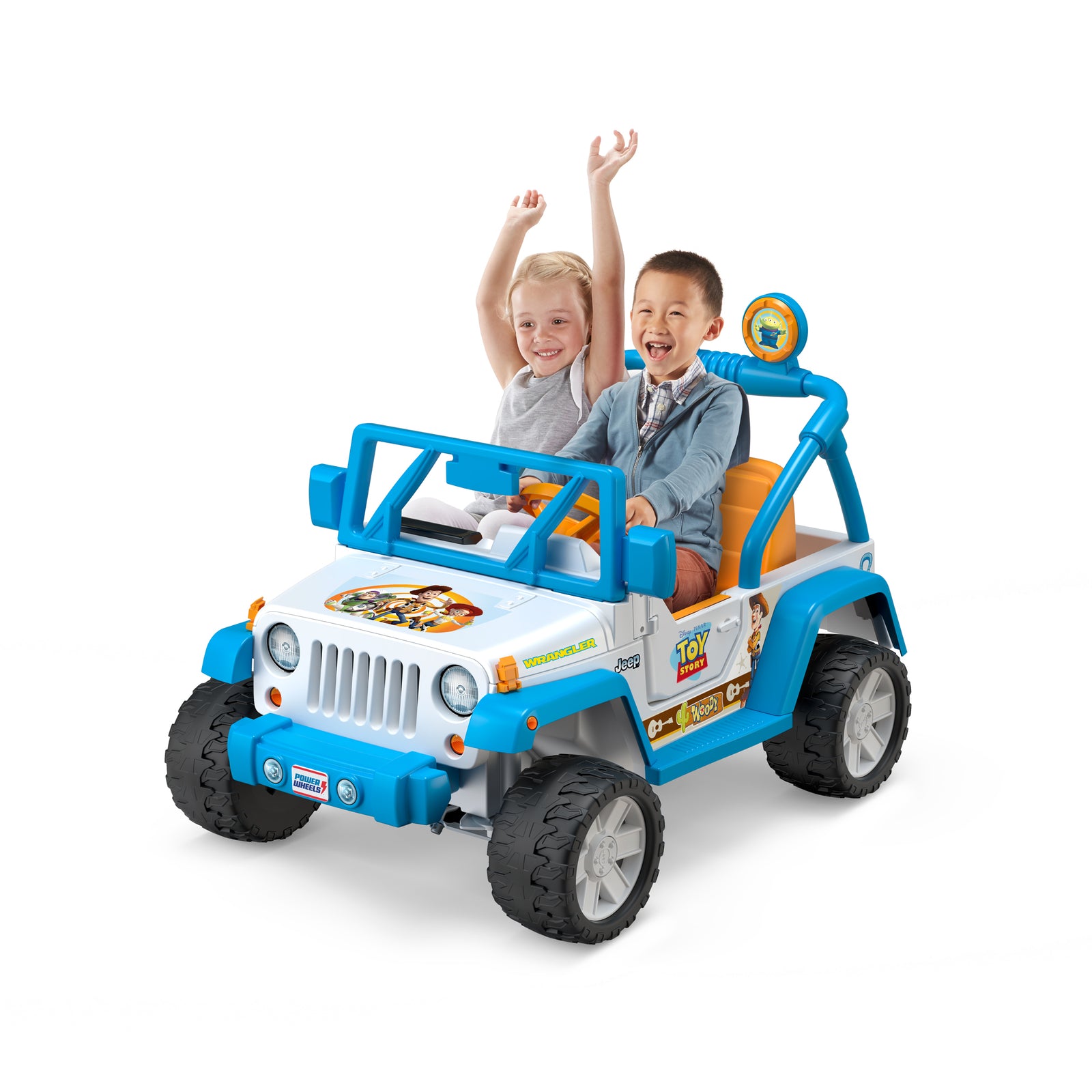 Power Wheels Disney Pixar Toy Story Kids Electric 12V Car Ride On Jeep Wrangler - VMInnovations