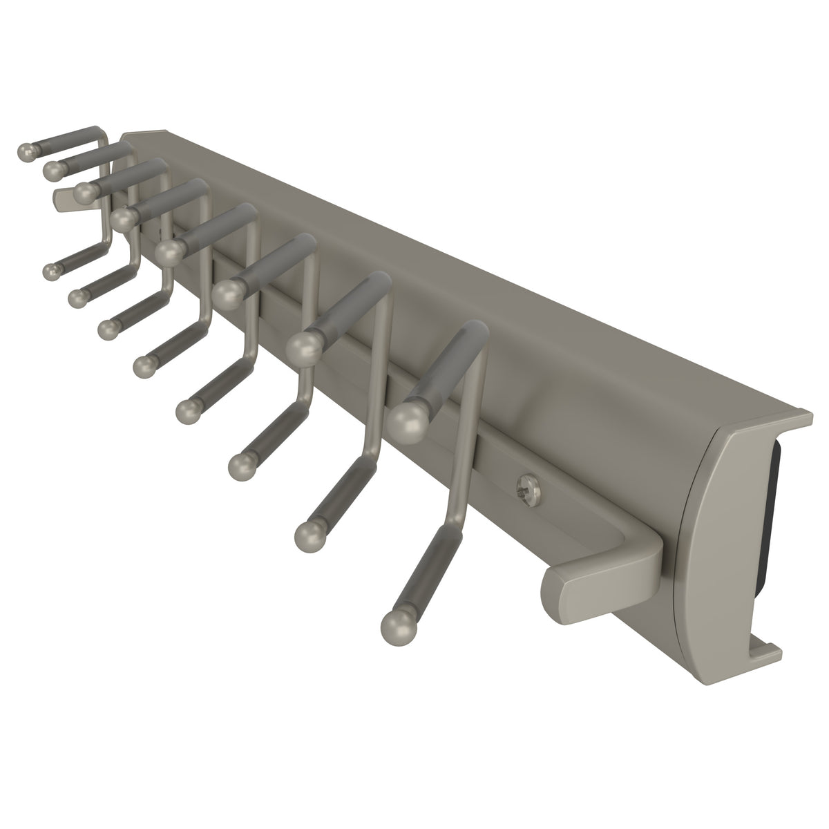 Rev-A-Shelf Sidelines CSWTRSL-14-SN-1 14 Inch Swivel Tie Rack, Satin Nickel