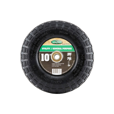 Tricam Farm & Ranch 10 Inch Pneumatic Single Replacement Tire for Utility Carts - VMInnovations