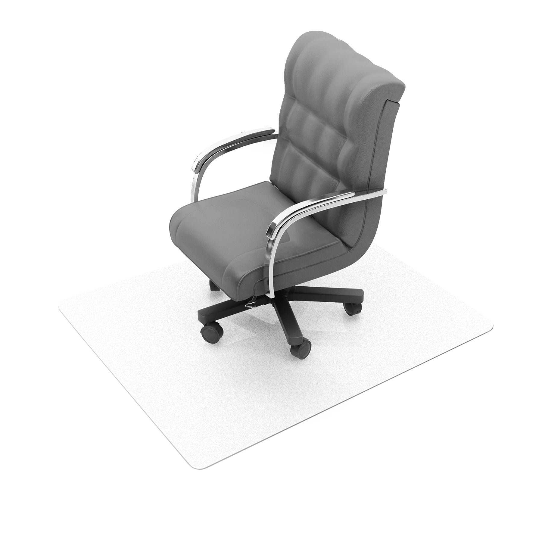 SIDIZ T80 Adjustable Ergonomic Office Desk Chair with Floor Carpet Mat, Gray - VMInnovations