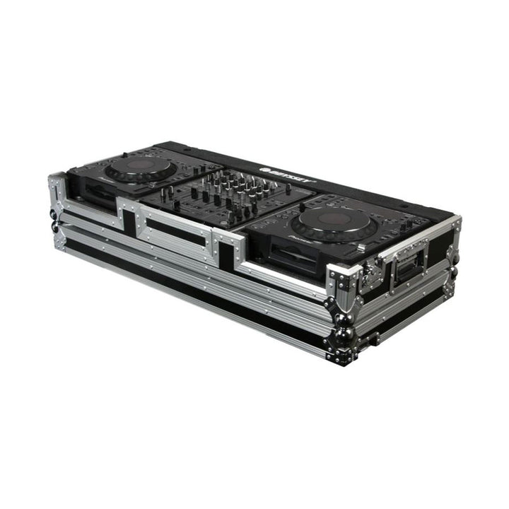 Odyssey 10 Inch Format DJ Mixer and 2 Standard Position Turntables Flight Case