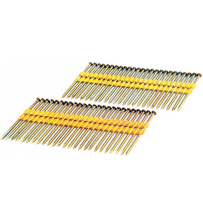 Freeman 21 Degree 0.131 x 3 Inch Plastic Collated Round Framing Nails (4 Pack)