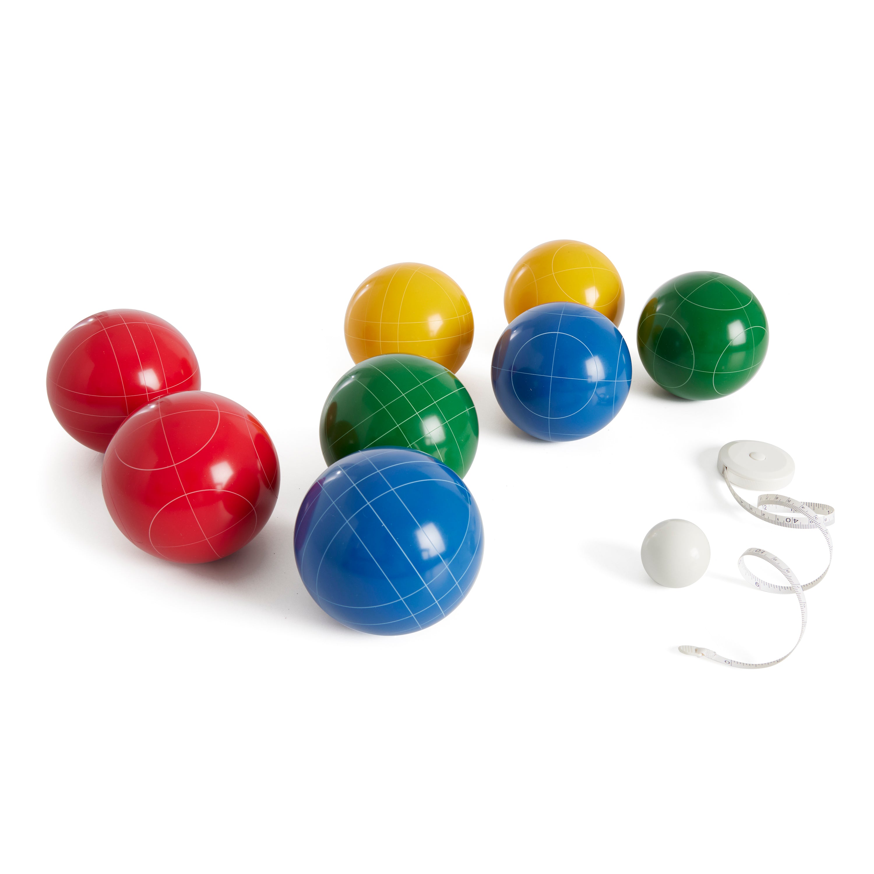 YardGames Giant 4 In a Row Multiplayer Game & 100mm Resin Bocce Ball Game Set - VMInnovations