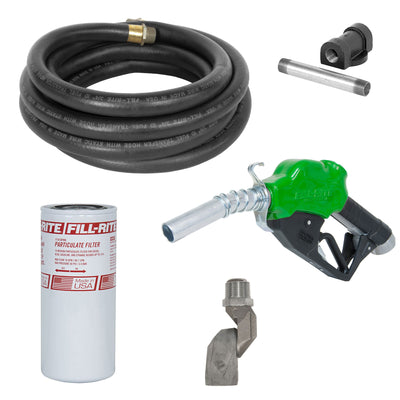 Fill Rite FRH07520 20 Ft Gasoline Fuel Pump Transfer Hose Bundle w/ Accessories
