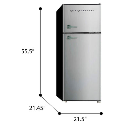 Frigidaire 7.2 Cu. Ft. Stainless Steel Apartment Size Refrigerator (Damaged)
