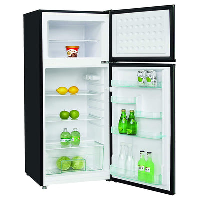 Frigidaire 7.2 Cu. Ft. Top Freezer Stainless Steel Apartment Size Refrigerator
