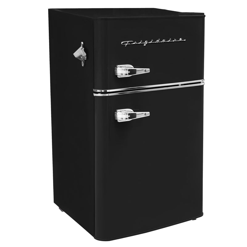 Frigidaire 3.2 Cu Ft 2 Door Retro Mini Fridge Refrigerator with Freezer (Used)