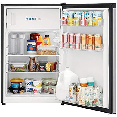 Frigidaire 4.5 Cu Ft Compact Refrigerator, Silver (Refurbished) (Open Box)