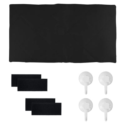 FrontPet 2X Large Quilted and Padded Durable Liner Dog Cargo Cover for SUV Black