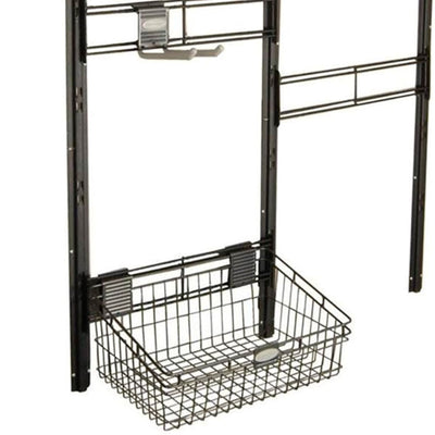 Suncast Storage Shed Garager Organizer Kit Bracket, Hooks, & Basket (Open Box)