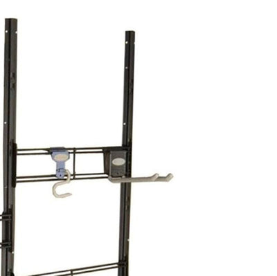 Suncast Storage Shed Garager Organizer Kit Bracket, Hooks, & Basket (Open Box)
