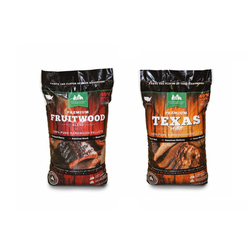Green Mountain Grills Premium Texas & Fruitwood Hardwood Grill Cooking Pellets