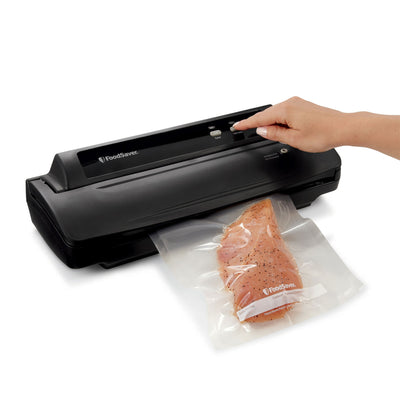 FoodSaver v2244 Vacuum Sealing Food Sealer Saver System with Starter Kit, Black