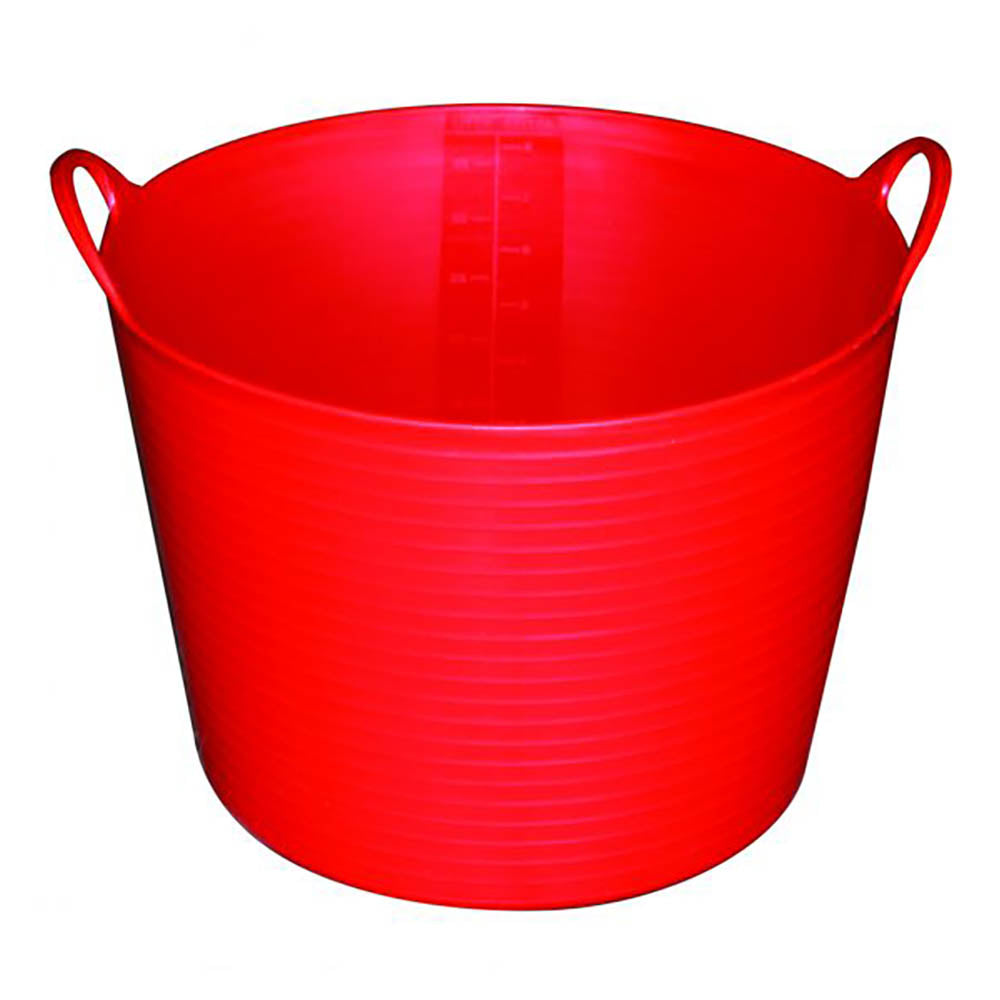 Little Giant 11 GA. Heavy Duty Farm Bucket Rubber Flex Tub w/Handles (2 Pack)