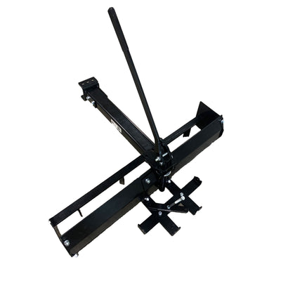 Field Tuff 38 Inch Sleeve Hitch Tow Behind Scraper for Garden and Yard, Black - VMInnovations