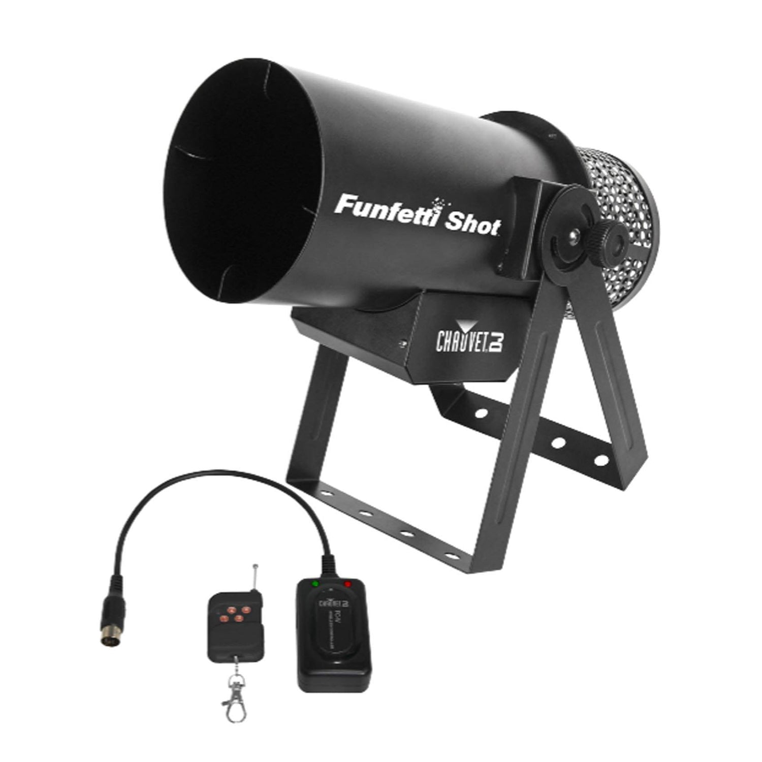 Chauvet DJ FUNFETTI SHOT Professional Party Confetti Cannon Launcher w/ Remote - VMInnovations