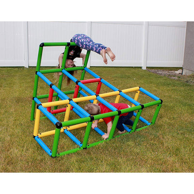 Funphix Climbing Gym Construction Kids STEM Learning Play Structure, Multicolor