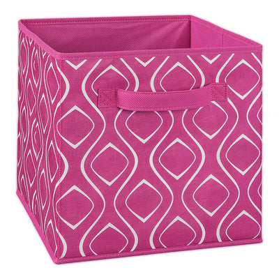 ClosetMaid 3151300 Fabric Storage Organizer Cube with Handles, Fuchsia Diamond