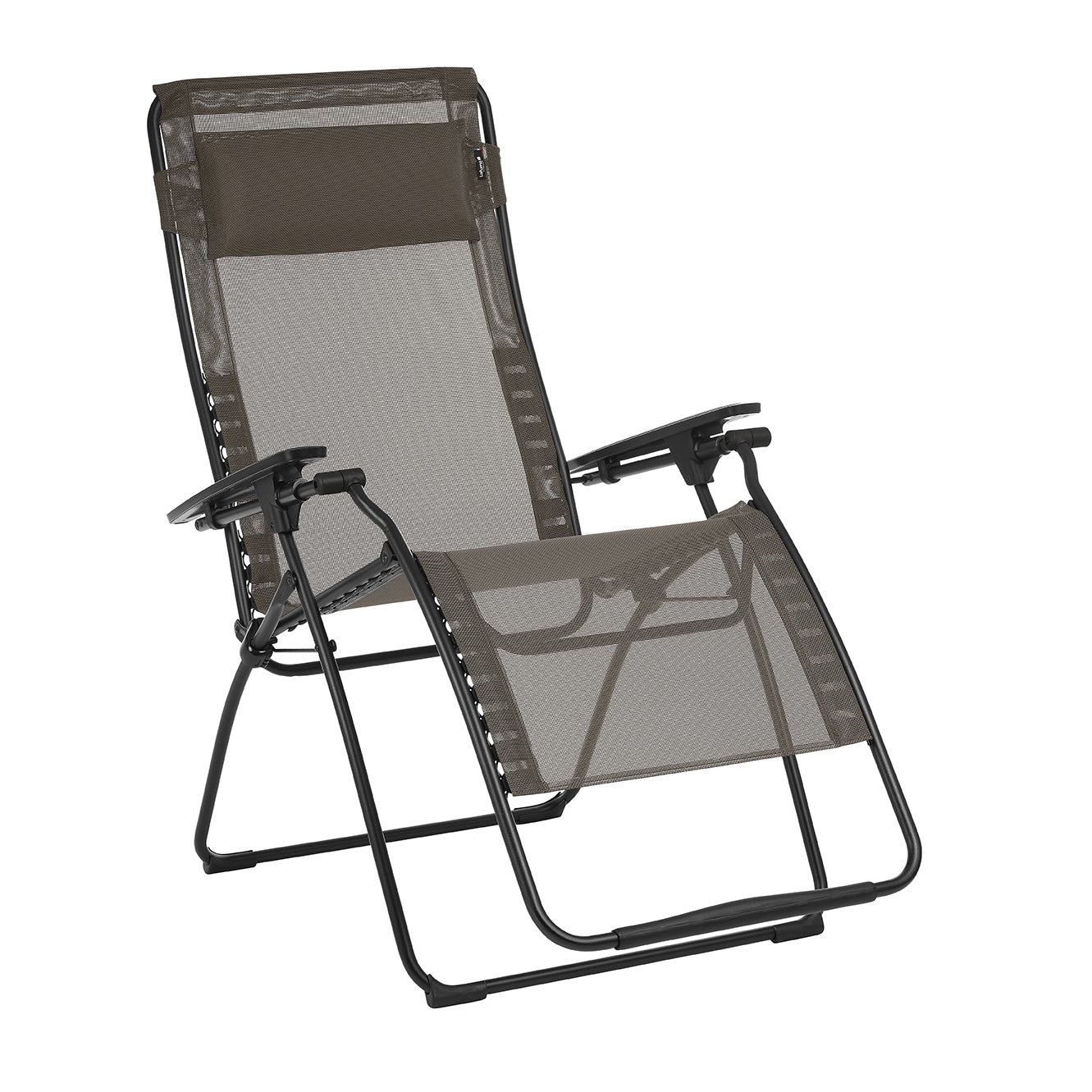 Lafuma Futura Batyline XL Series Outdoor Relaxation Chair, Graphite (Open Box) - VMInnovations