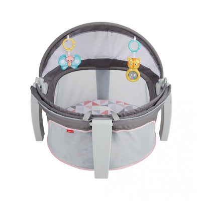 On the Go Portable Baby Beach Travel Dome with Sun Canopy, Gray (Used)