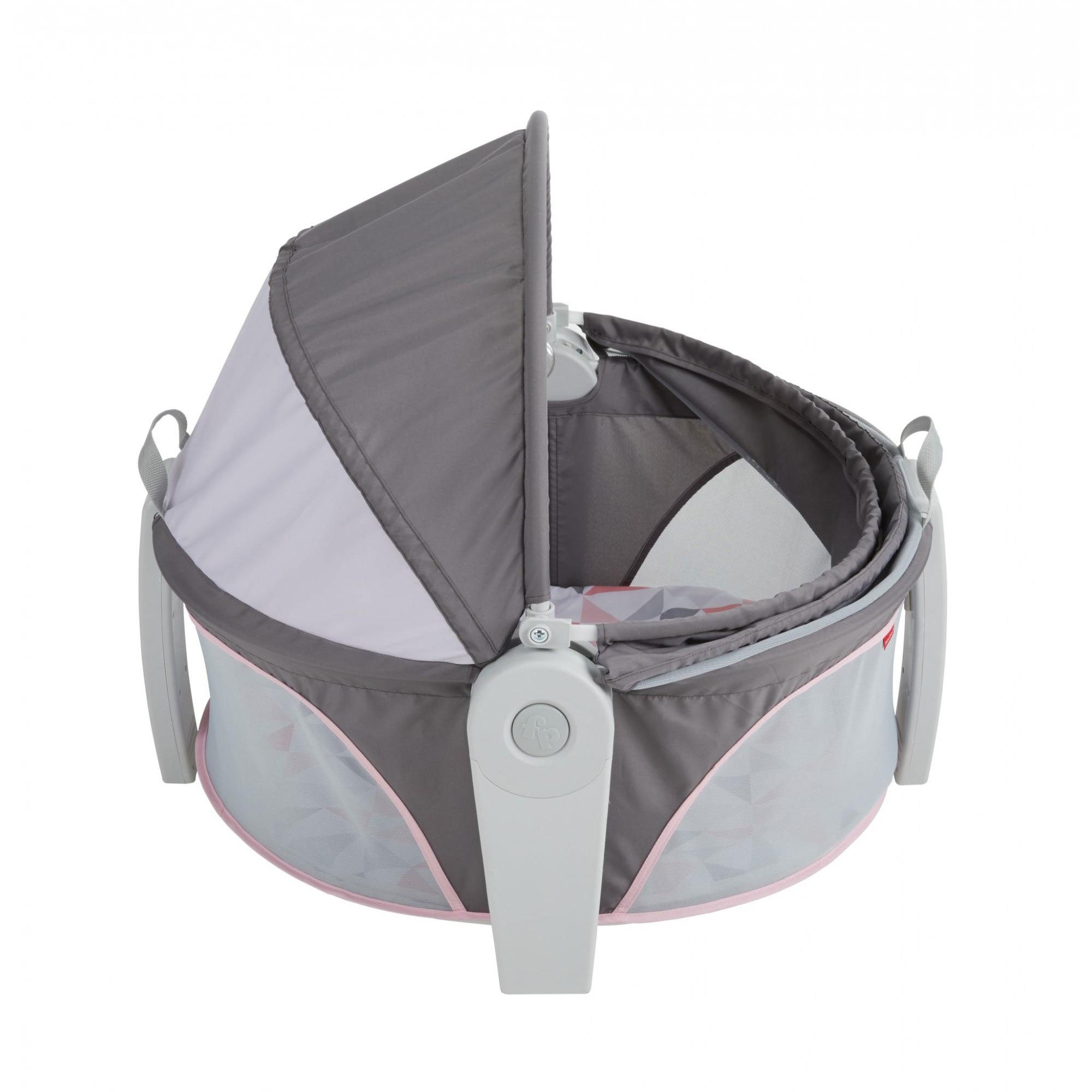 On the Go Portable Baby Beach Travel Dome with Sun Canopy, Gray (Used) - VMInnovations
