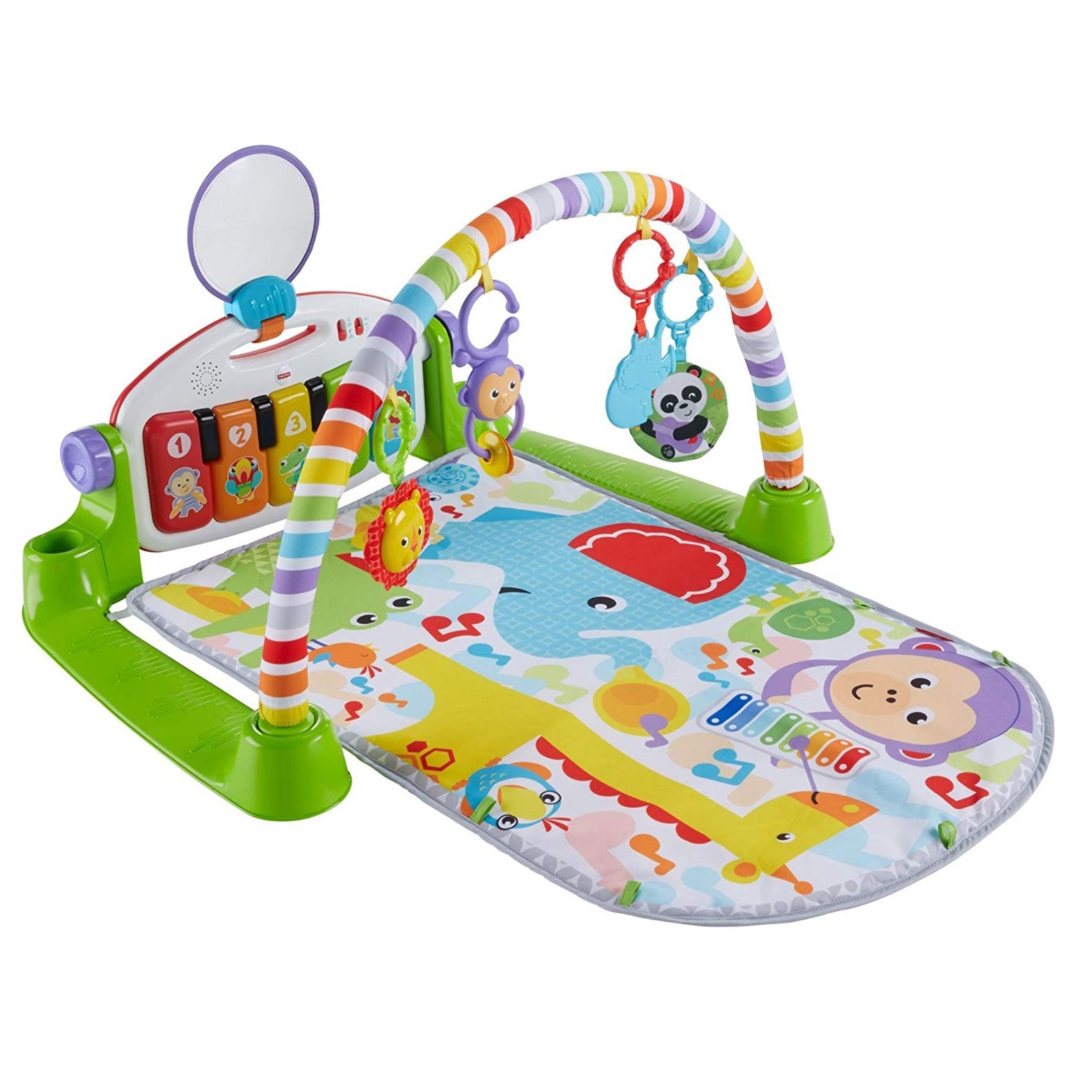 FVY57 Deluxe Kick & Play Piano Gym Play Mat with Toys & Piano Keys (Used) - VMInnovations