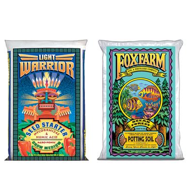 FoxFarm FX14023+FX14000 Light Warrior Seed & Ocean Forest Plant Soil