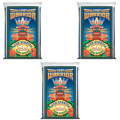 FoxFarm FX14023 Light Warrior Soilless Seed Germinator Starter Mix, 26 Quart (3) - VMInnovations