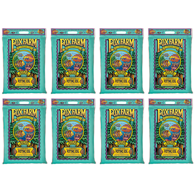 Foxfarm FX14053 Ocean Forest Organic Garden Potting Soil Mix 12 Quarts (8 Pack) - VMInnovations
