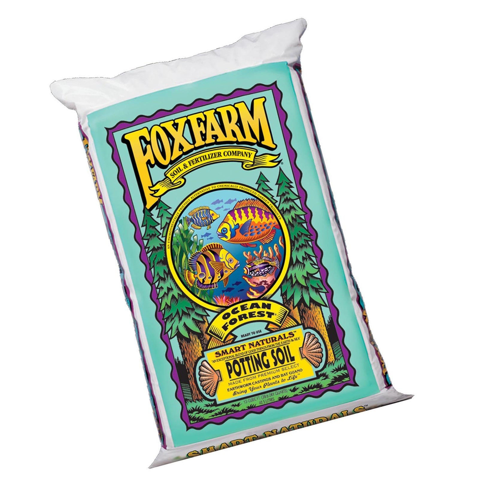 Foxfarm FX14053 Ocean Forest Garden and Potting Soil, 0.4 Cubic Feet/12 Quarts - VMInnovations