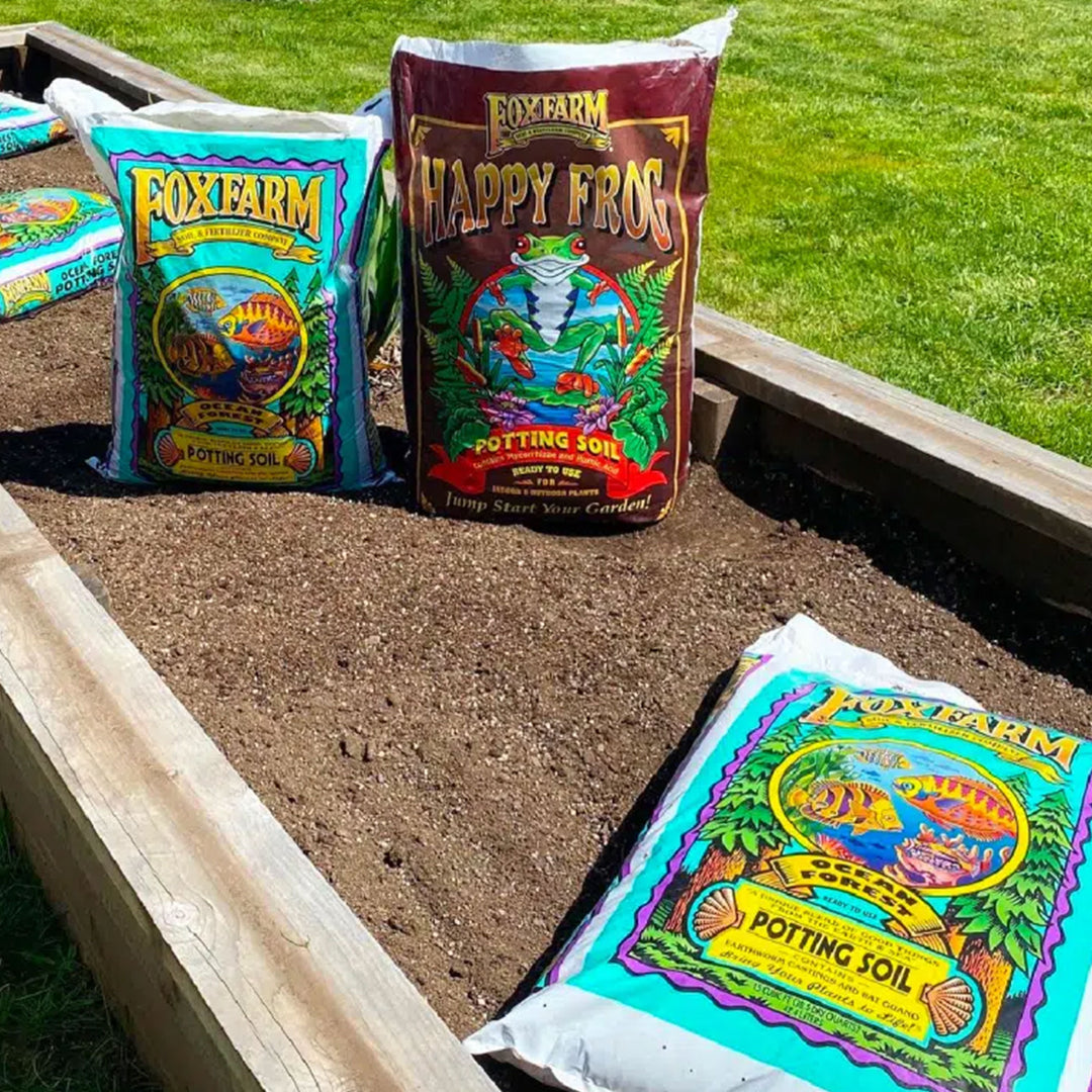 FoxFarm Ocean Forest Organic Garden Potting Soil Mix, 12 Quart Bag (7 Pack) - VMInnovations