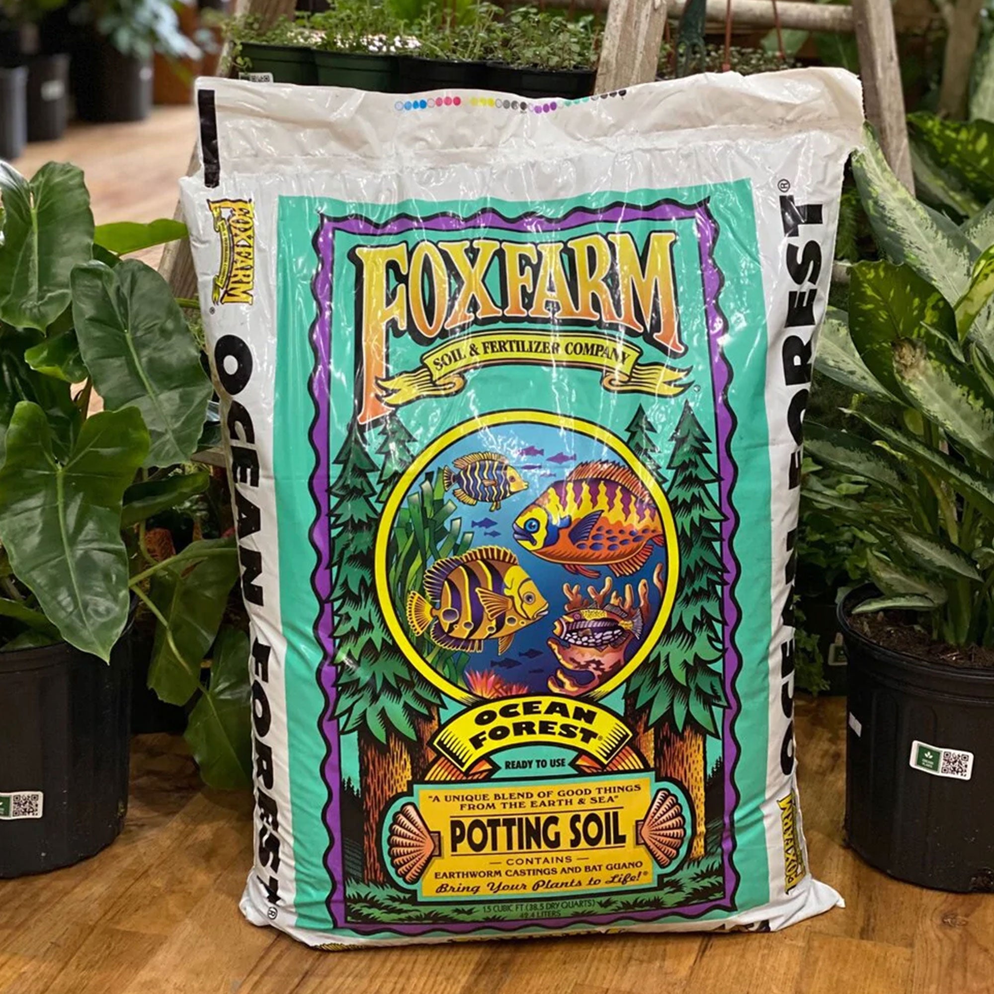 FoxFarm Happy Frog Nutrient and Ocean Forest Garden Potting Soil