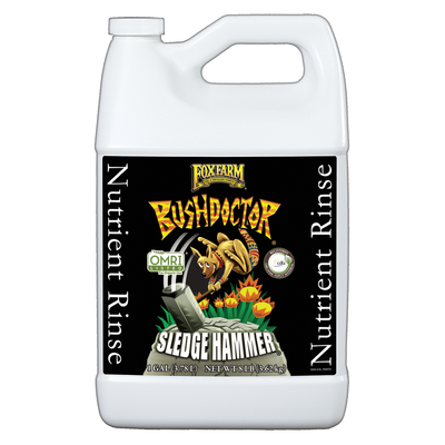 FoxFarm Bush Doctor SledgeHammer Fertilizer Buildup Nutrient Rinse (4 Pack)