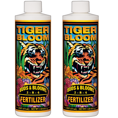 FoxFarm FX14093 Tiger Bloom Liquid Concentrate Plant Fertilizer, 1 Pint (2 Pack) - VMInnovations