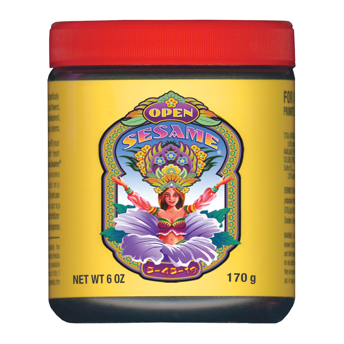 FoxFarm Open Sesame Early Flowering Formula Fertilizer Nutrients, 6 oz (4 Pack)