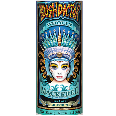 FoxFarm Bush Doctor Wholly Mackeral Fish Fertilizer Liquid Nutrient (2 Pack)